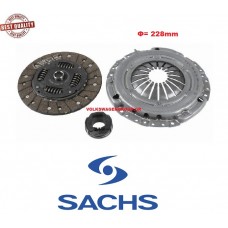 ΣΕΤ ΣΥΜΠΛΕΚΤΗ ,VW,SEAT,SKODA,AUDI,  228mm ,3000332001 ,SACHS