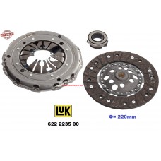 ΣΕΤ ΣΥΜΠΛΕΚΤΗ ,VW,SEAT,SKODA,AUDI, 220mm ,622223500 ,LUK