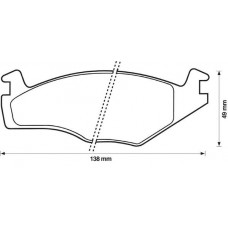 ΤΑΚΑΚΙΑ ΦΡΕΝΩΝ ΕΜΠΡΟΣΘΙΑ ,VW,SEAT