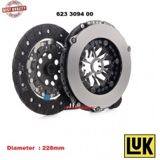 ΣΕΤ ΣΥΜΠΛΕΚΤΗ  ,VW ,SEAT,SKODA,AUDI  ,228mm  ,623309400 ,LUK