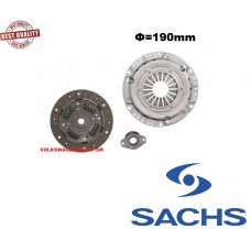 ΣΕΤ ΣΥΜΠΛΕΚΤΗ  ,SKODA  FABIA 1999-2008  (,ARV,AQV,AZE,AZF,ATZ,AME,AQW)   ,190mm , 3000842803  ,SACHS