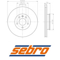 ΔΙΣΚΟΠΛΑΚΑ ΕΜΠΡΟΣ ,(300x26) ,VW,SEAT,FORD