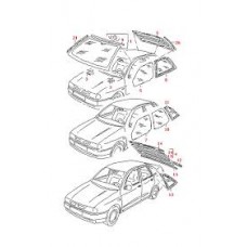 ΦΙΝΙΣΤΡΙΝΙ ΟΠΙΣΘΙΟ ΑΡΙΣΤΕΡΟ ,VW,SEAT ,POLO CLASSIC 1996-2002 ,IBIZA 1993-1999 ,CORDOBA 1993-2002 